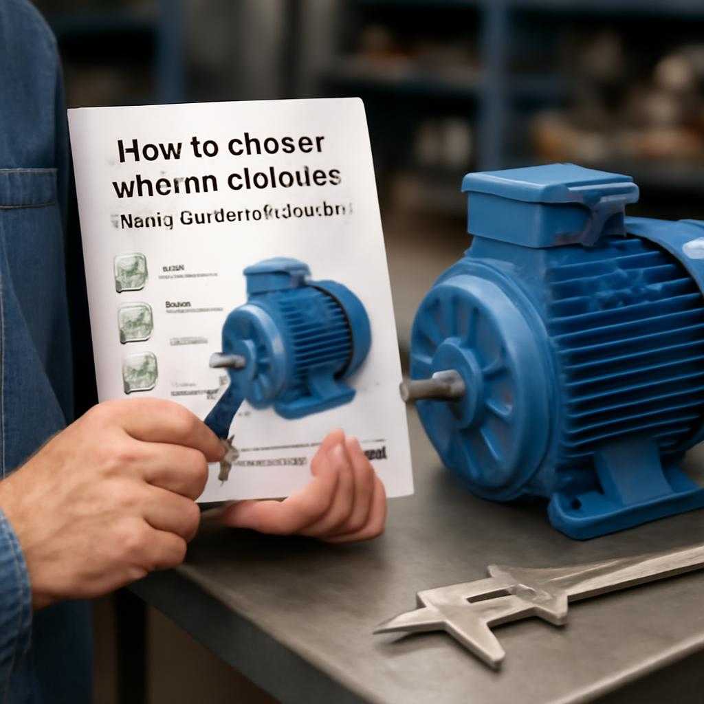 Kaip pasirinkti elektrinį variklį ir užtikrinti įrangos ilgaamžiškumą